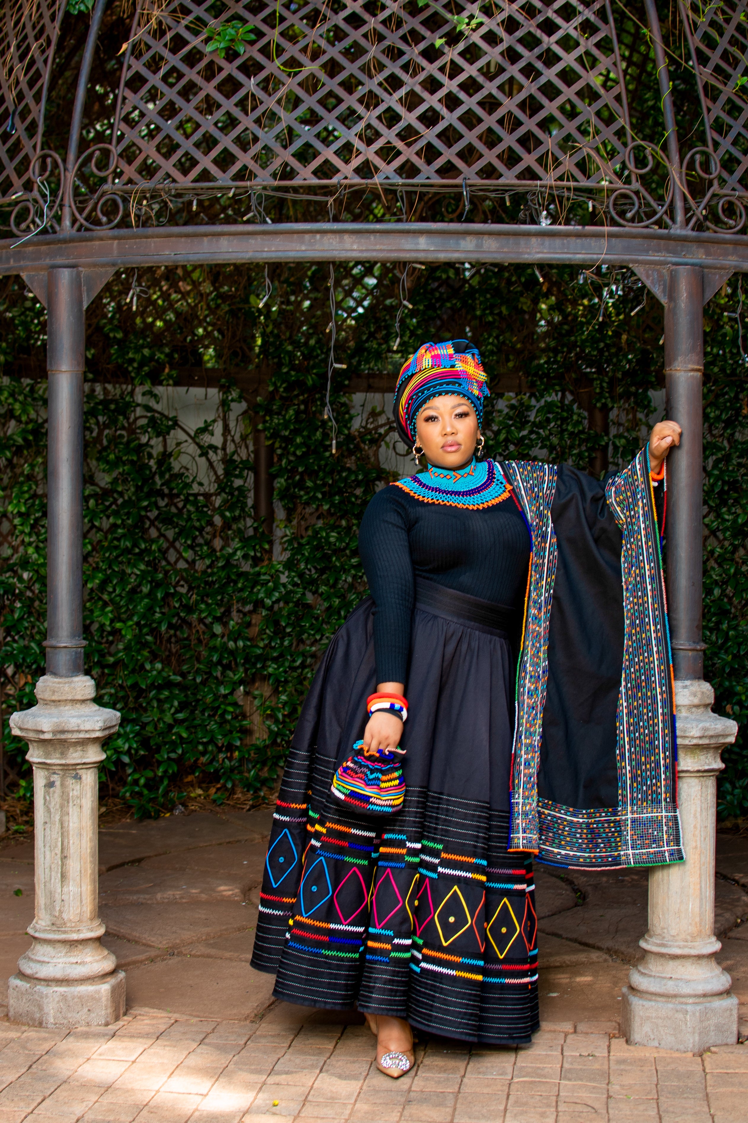 Black Diamond patterned ladies