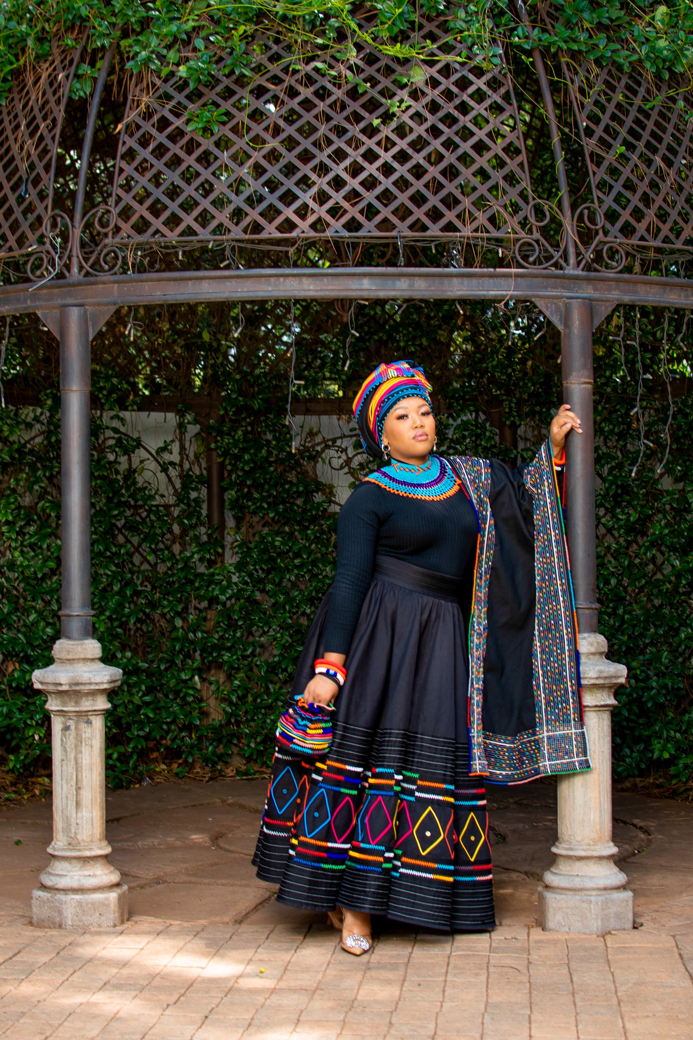 Black Diamond patterned ladies