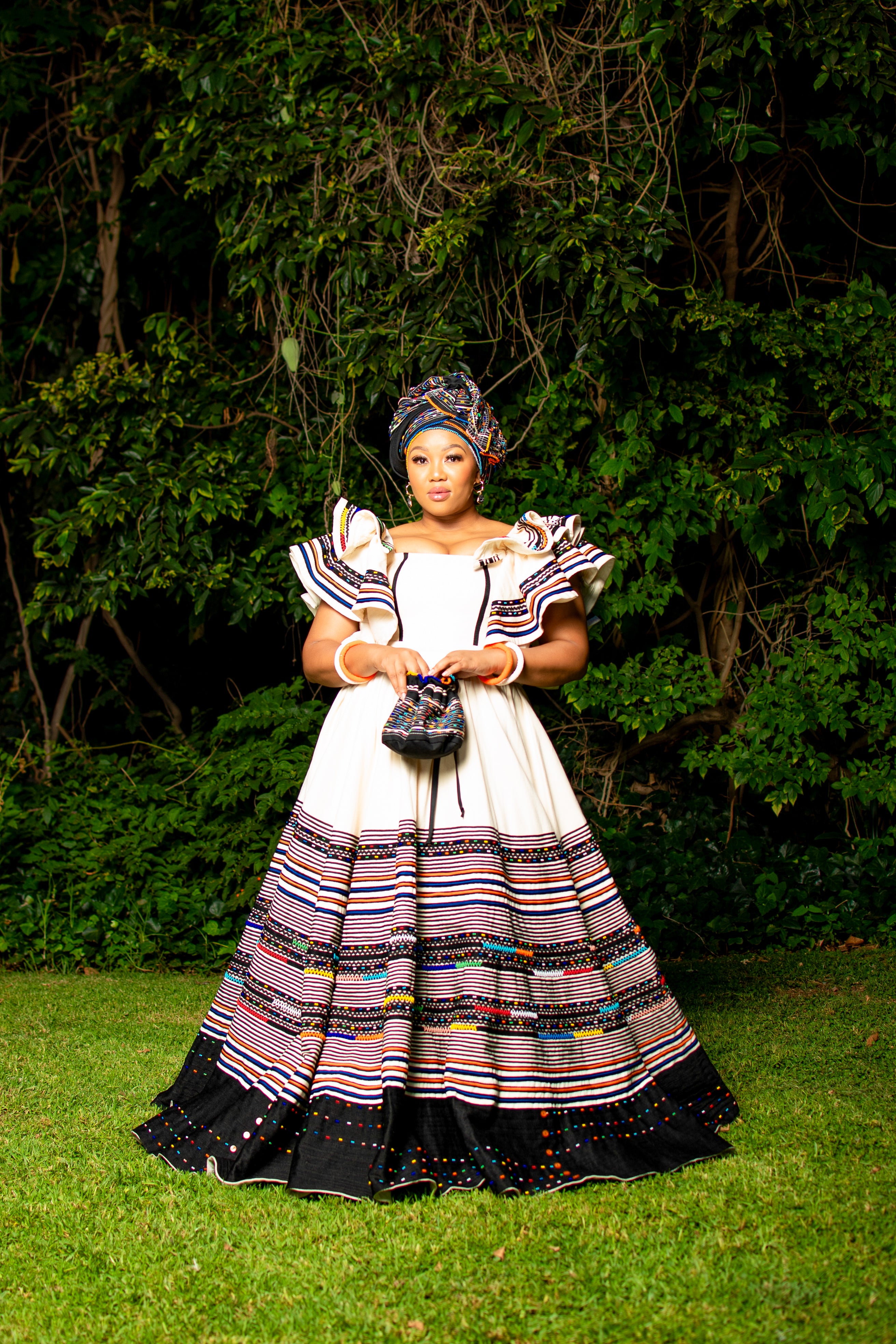 Cream peplum sleeves ladies ensemble