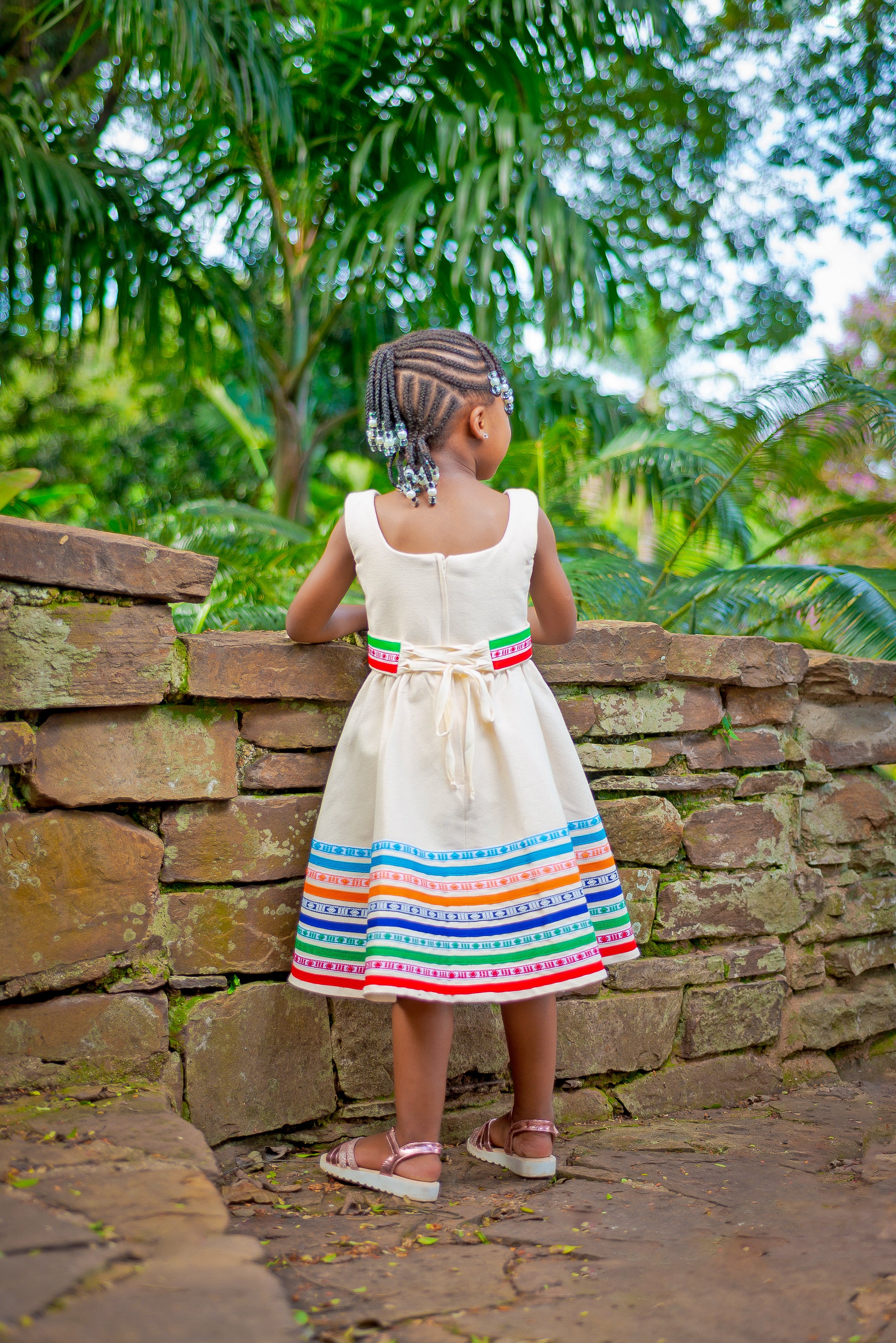 Isimpondo colors girls dress