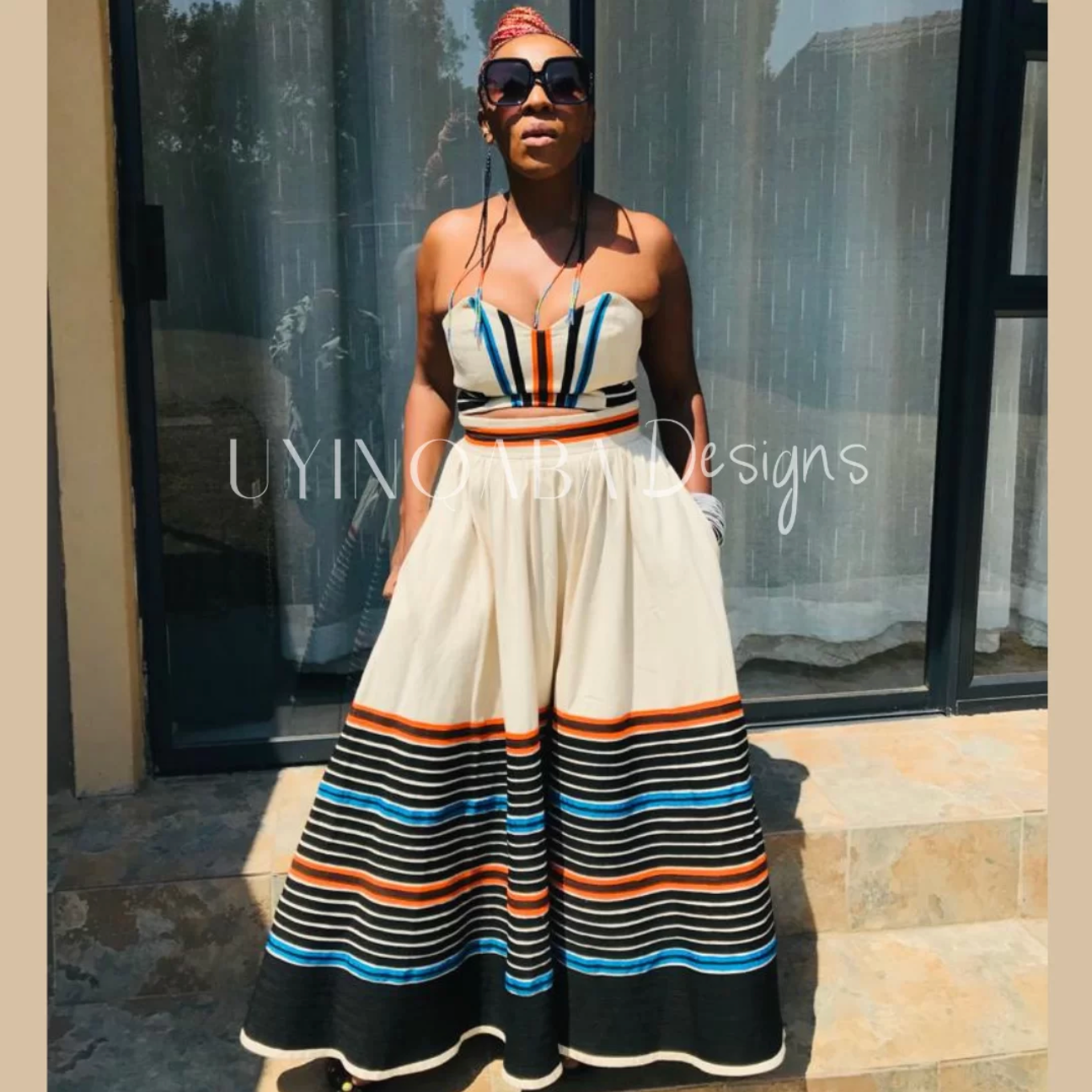 Zakithi Skirt & Corset Ensemble