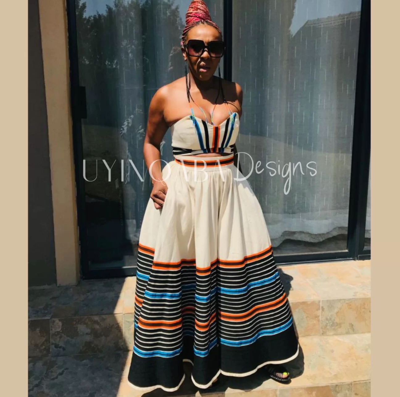 Zakithi Skirt & Corset Ensemble