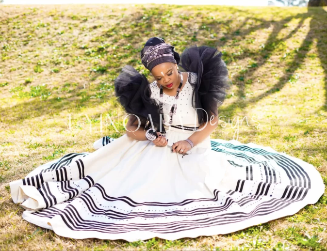 Uyinqaba Cream traditional His & Hers ensemble