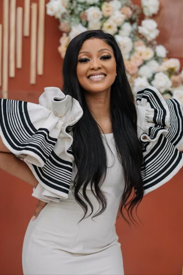 Limise peplum cream dress