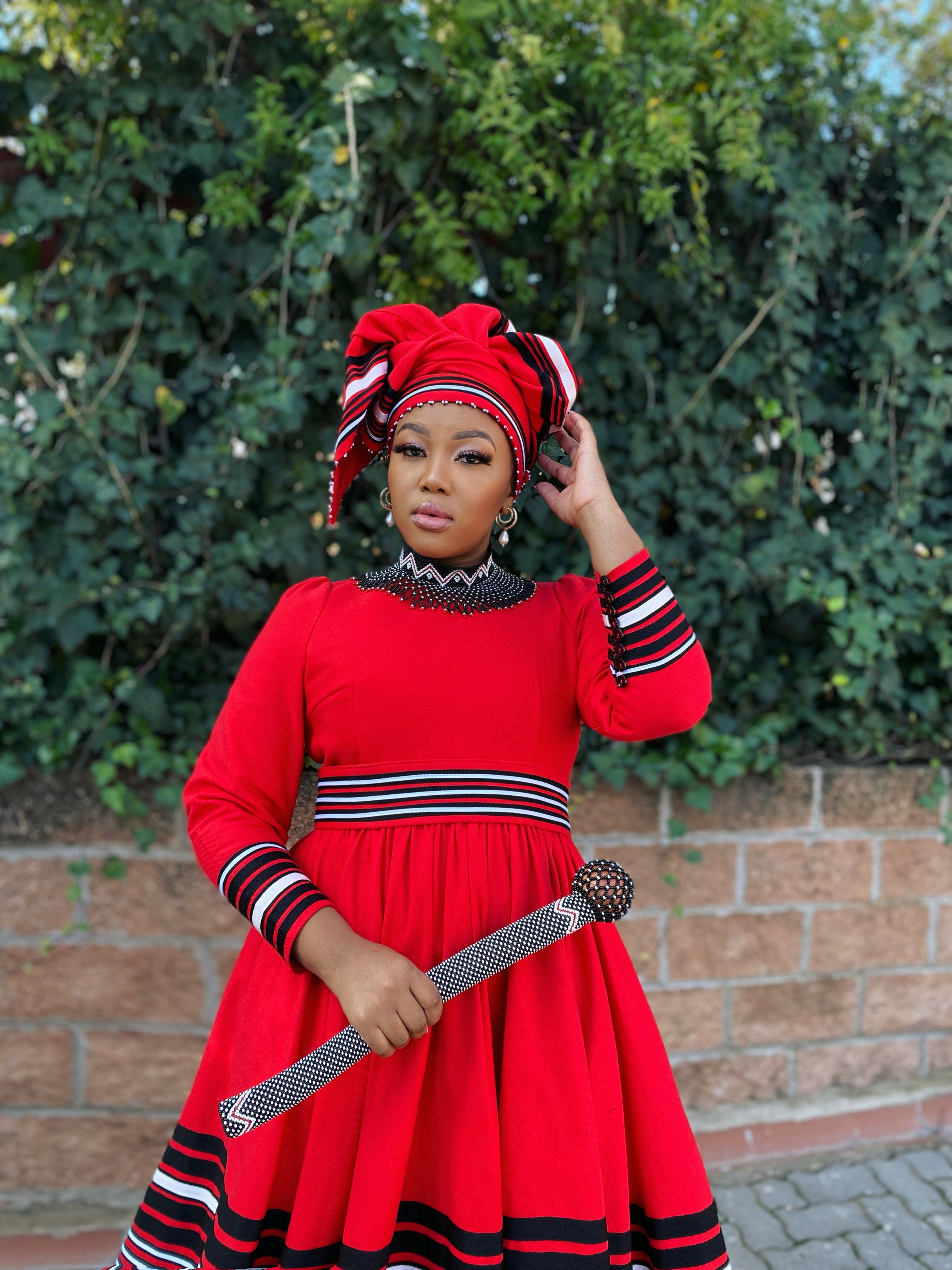 Nomakhwezi Dress & matching headwrap